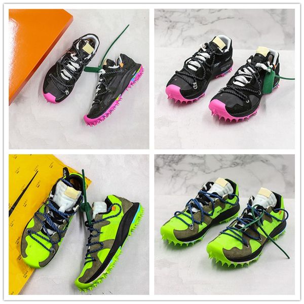 

2019 New Original Shoes Zoom Terra Kiger Mens Women Running shoes 5s White Green Sneakers Training Shoes Without Box