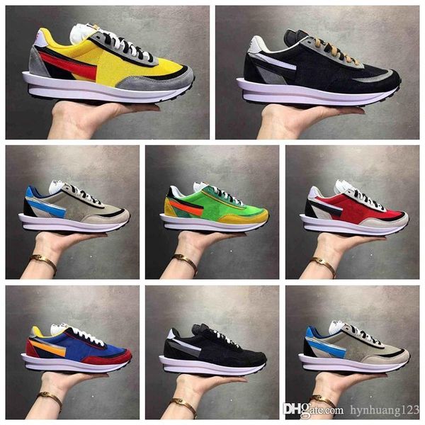 

2019 mens undercover x waffle racer run shoe for men daybreak trainers fashion designer breathable black yellow blue sneakers