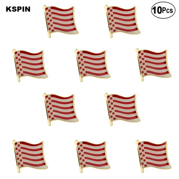 

bremen lapel pin flag badge brooch pins badges 10pcs a lot, Gray