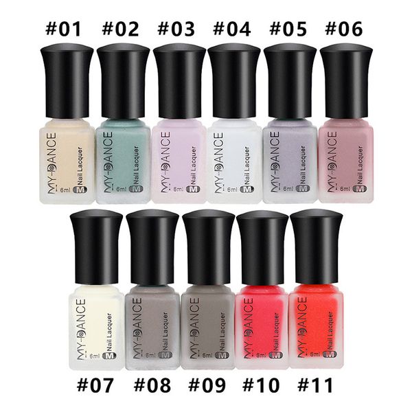 

women matte nail polish diy art long lasting satin manicure non-toxic fashion makeup cd88