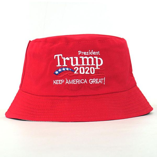 

trump 2020 шляпы keep america great ведра шляпы хлопка письмо вышивки мода рыбаки шапка унисекс, White