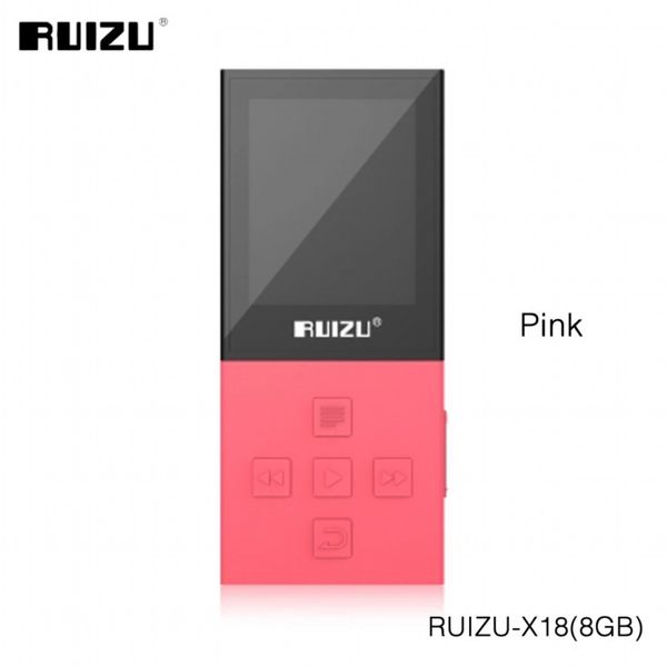 

original ruizu x18 8g bluetooth sport mp3 player lossless recorder fm radio bluetooth 4.0 music player support 64g tf card