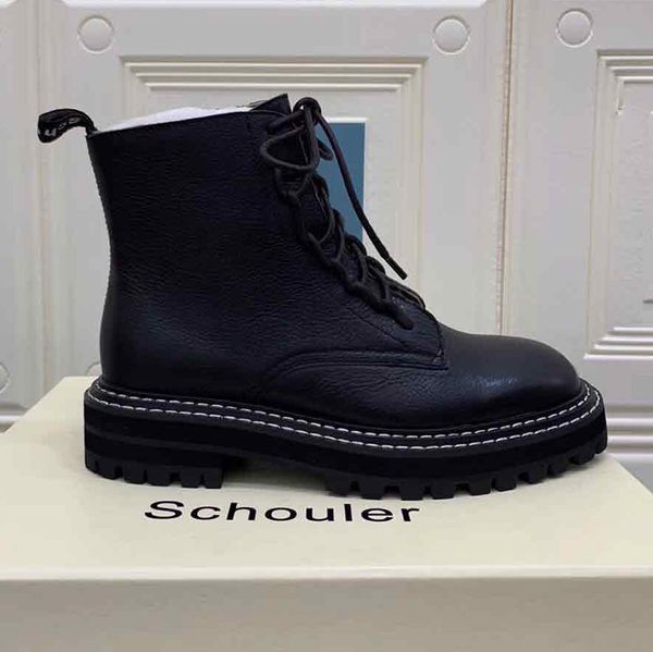 

martin bootsschouler 2019 personality black motocycle boots genuine leather high cut warm snow boots casual martin boots trainer shoes