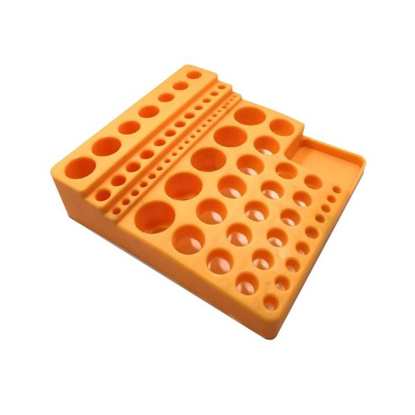 

collet chuck hard large capacity durable thickened storage case space saving home lathe tool multihole display milling cutter