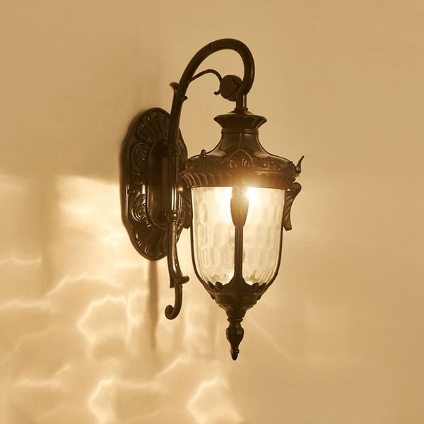 

european style outdoor balcony garden waterproof wall lamp garden villa classic light