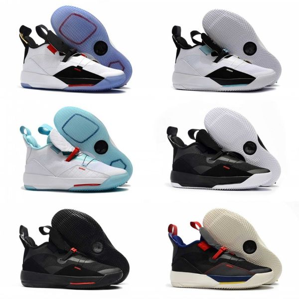 

2019 New Arrive Jumpman XXXIII 33 Mens Basketball Shoes Cheap Sale Top Quality 33s Multicolors Black Blue Trainers Sneakers Size 40-46