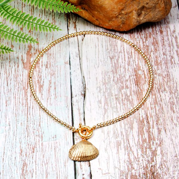 

moon girl natural shell choker fashion boho chic tassel collier femme trendy vintage cowrie necklace for women jewelry dropship, Golden;silver