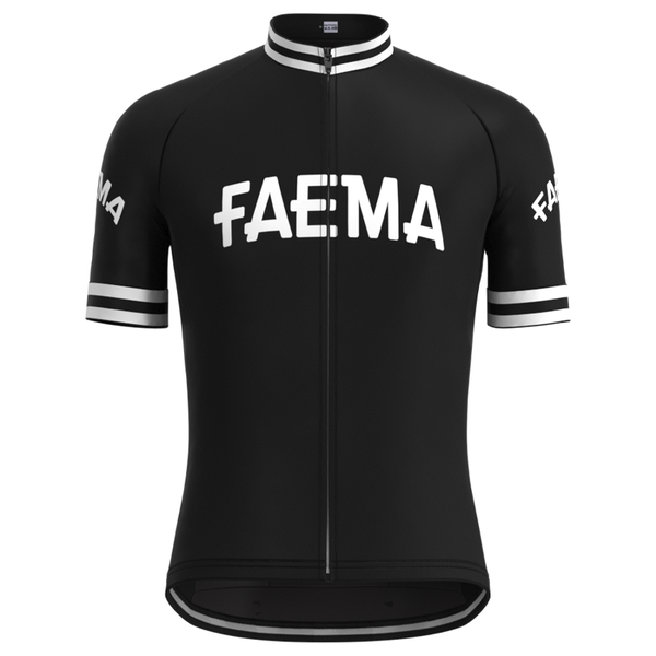 

racing jackets 1955 competition italy faema team man retro black cycling jersey short sleeves clothing triathlon hombre, Black;red