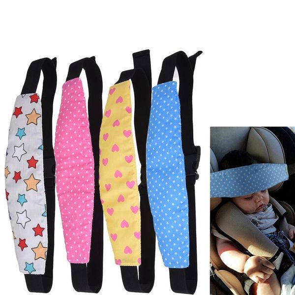 

car children safety seat sleeping security fixed strap fastening belt adjustable head support for car seat