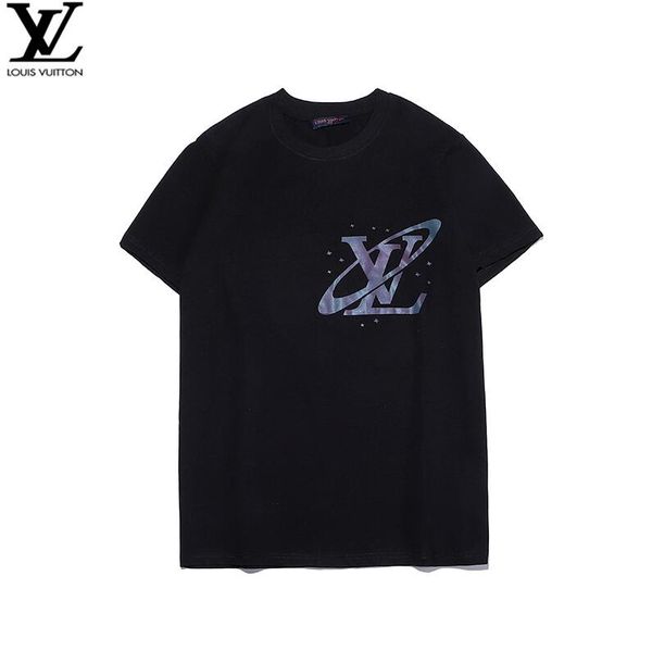 

new summer fashion designers men's shirt t-shirt letter embroidery t-shirt men's brand short-sleeved t-shirt women's shirt-06, White