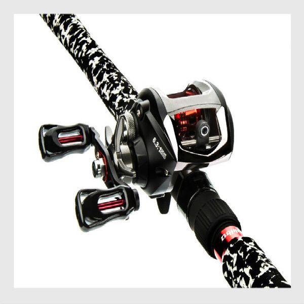 

2.1m 2.28m 2.4m lure rod casting fishing olta h/xh power fishing canne with baitcast reel sets black fish tackle pesca