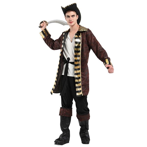 

фантазия для женщин и для мужчин мужчины капитан костюмы хэллоуин пурим карнавал партии косплей костюмы новые, Black;red