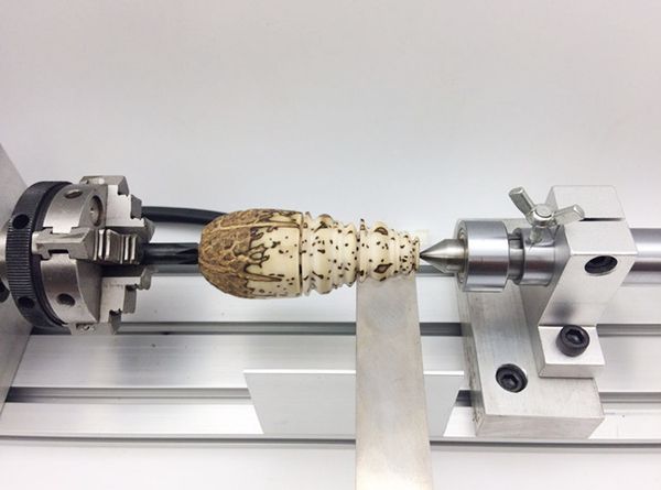 

multi-function mini lathe grinding and polishing ball bead machine mini diy four-jaw chuck woodworking lathe b16 collet