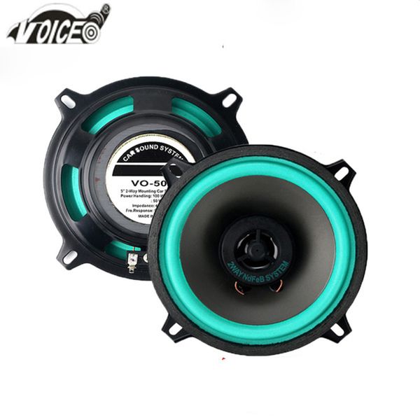 

5 inch auto loudspeaker paired automobile automotive car hifi coaxial speaker 100w 4ohm 13cm perfect sound audio speaker for car