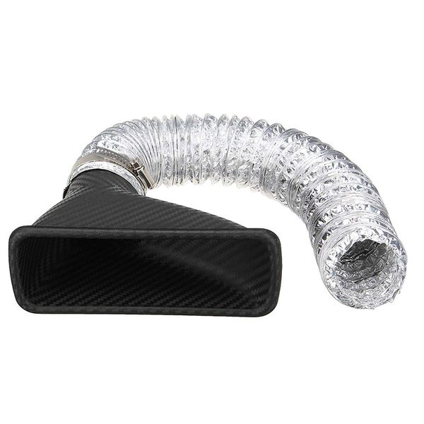 

air intake pipe front bumper turbo inlet funnel kit durable accessories for car td326