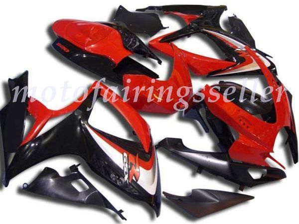 

new abs plastic fairings kit fit for suzuki gsxr600 gsxr750 gsx-r600 r750 k6 2006 2007 injection mold red classics
