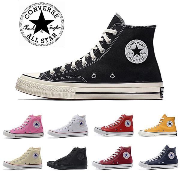 

black white 1970s canvas casual shoes skateboard men women high classic skate sneakers converse shoes converse chuck taylor