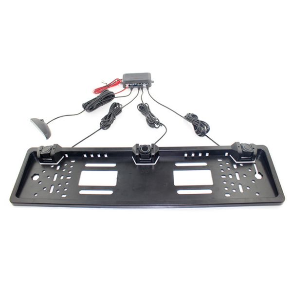 

auto reversing radar parking sensor parktronic assist alarm led backup car accessories no drill monitor easy install backlight