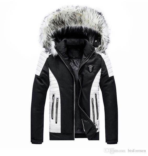 

контрастный цвет мужской дизайнер толстые пальто съемный с длинным рукавом мужская верхняя одежда мода плюс размер мужские топы, Black;brown