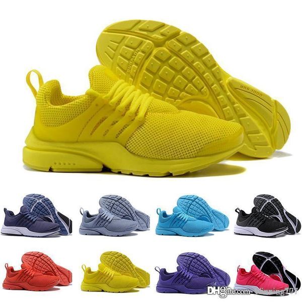 

size36-45 safari pack presto 5 br qs breathe black white yellow red men women running shoes mens racer blue walking designer sports sneaker