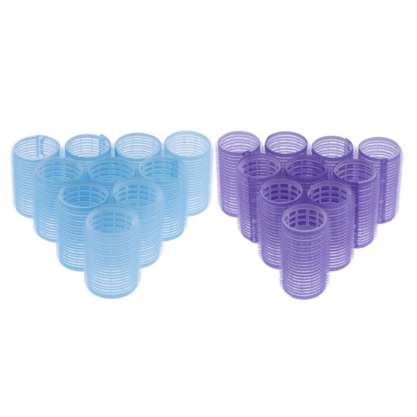 

20pcs hair roller curling curls bangs roller hair accessories +blue