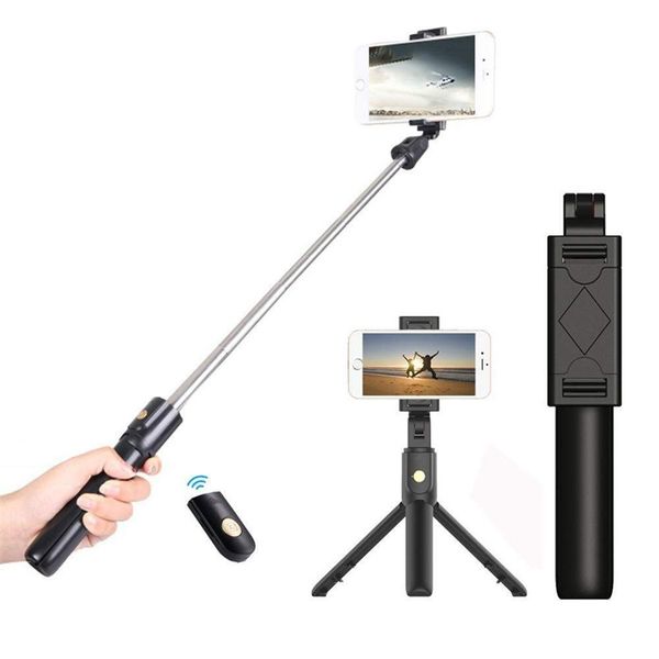 

extendable bt stick with detachable wireless remote control travel family ps tripod holder for android / ios