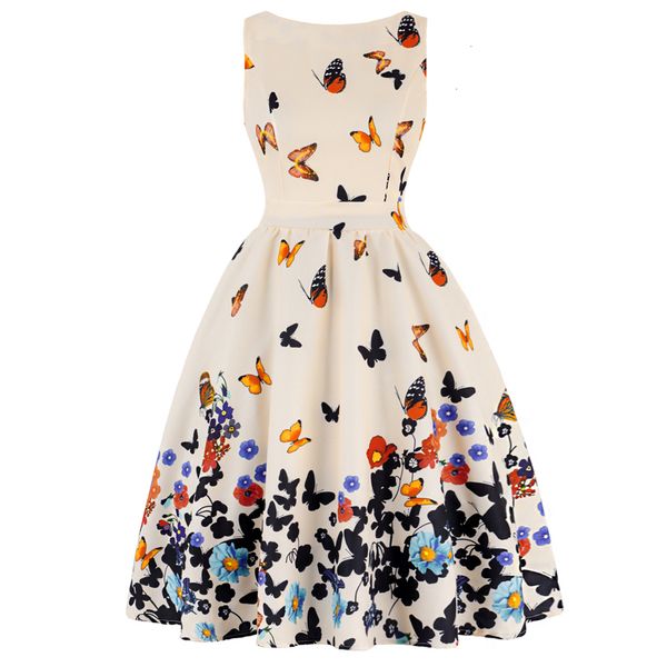 

womens dress designer dresses size print butterfly plus dress 50s rockabilly a line party dress casual sundress vestidos designer clothes, Black;gray