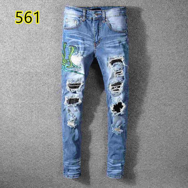 

2020 037 amiri jeans famous brand designer jeans men fashion street wear mens biker jeans man pants