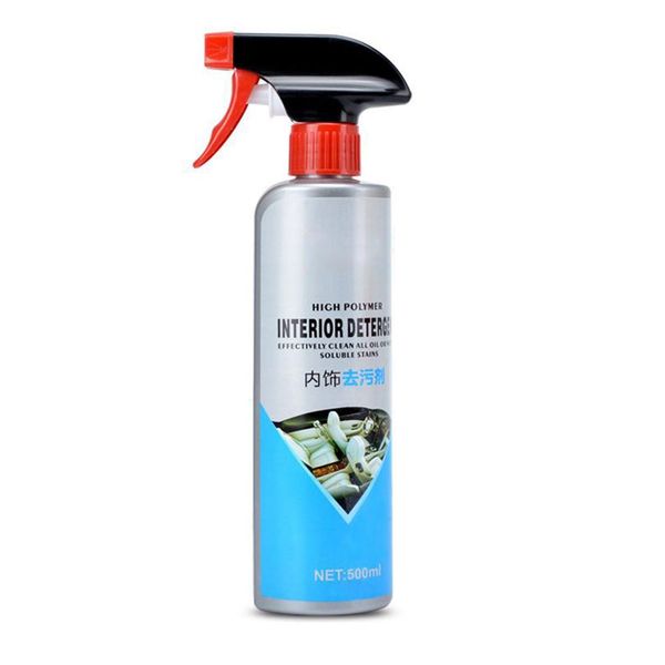 500ml Ceramic Nano Car Interior Cleaning Agent Pro Auto Velvet Fabri Automotive Leather Seat Plastic Foam Cleaner Car Care Products Car Care Products