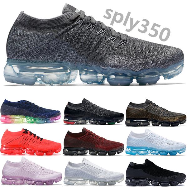 

triple black knit 1.0 running shoes womens asphalt grey be true mens running shoes designer sneakers us5.5-11
