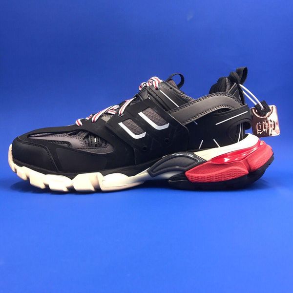 

New track 3 0 bb pari de igner peed trainer tretch black white neaker breathable men women clunky dirty bad dad gift hoe