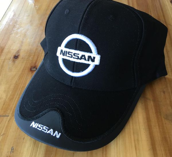 

wholesale summer nissan baseball cap logo hat colours headgear 4 colours, Blue;gray
