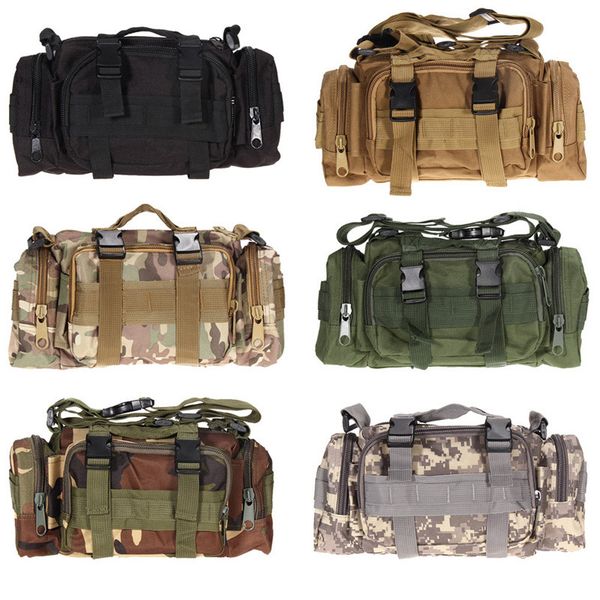 

outdoor tactical waist bag waterproof nylon camping hiking backpack pouch hand bag bolsa style mochila