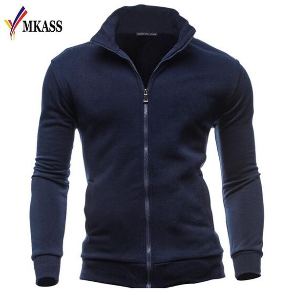 

men's hoodies zipper design mens jacket coat o neck mens autumn sweatshirt brand-clothing hoodies men 2019 new, Black