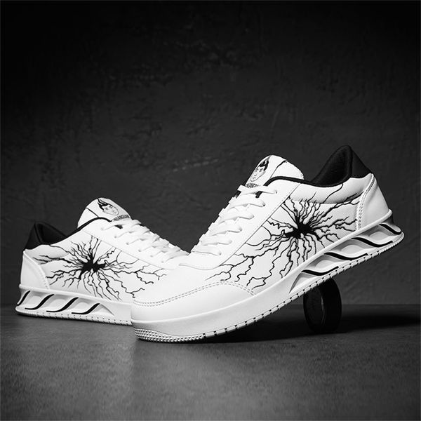 

2019 sneakers summer men's wild casual sports shoes round head lace-up running shoes dropshipping zapatos de hombre