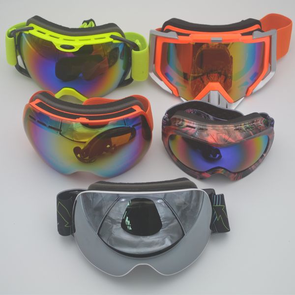 

2017 anti fog snowmobile snowboard ski goggles anti ultraviolet snow skate skiing glasses double lens eyewear