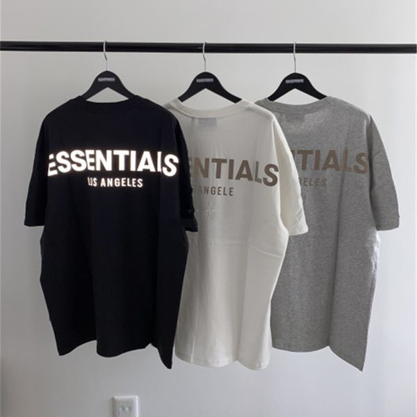 

3m reflection printed women men oversized t shirts tees men casual cotton t shirt, White;black