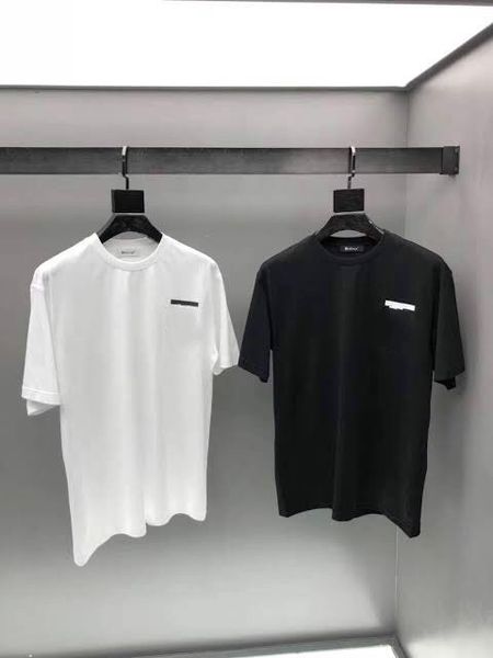 

весна 2020 черный и белый классический короткий рукав унисекс комфортно высокого качества, White