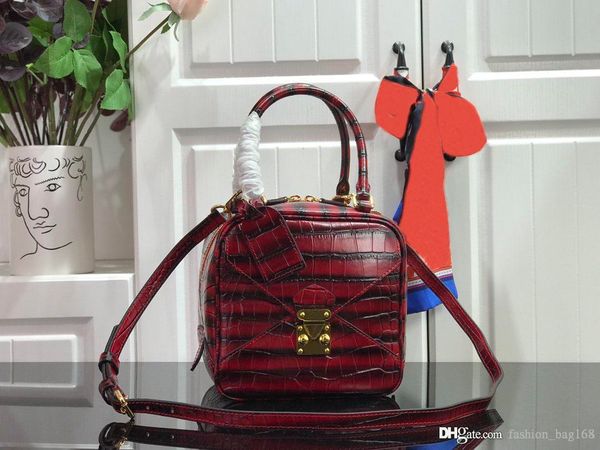 

new fashion luxury designer woman handbag cross body bags shoulder genuine leather tote purse bags crocodile print 18cm