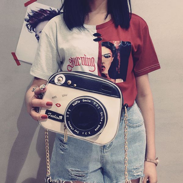 

bags for women 2019 lady camera bag women shoulder chain messenger girls crossbody bags zipper creative jewelry packag display
