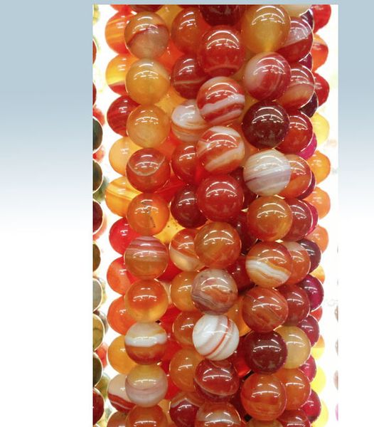 

red beads round carnelian selectable 4 6 8 10 mm natural stone beads, Black