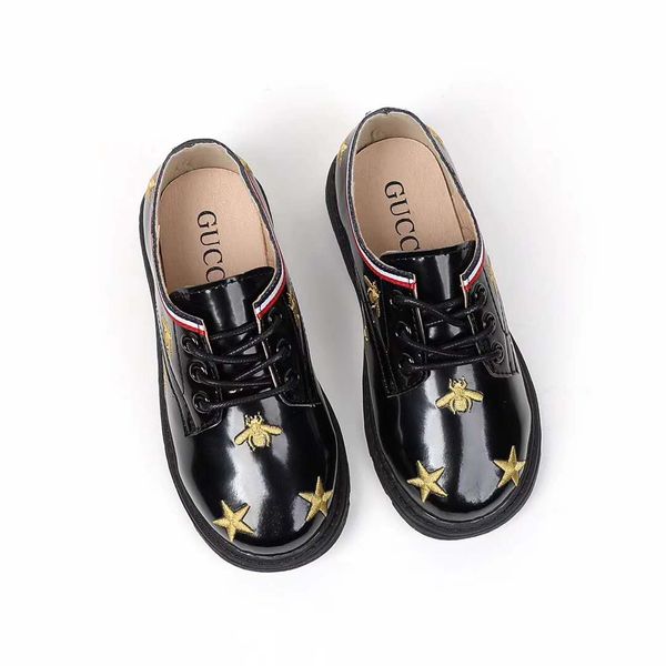 

Черные кроссовки мода плоские кожаные школьные спортивные кроссовки Звездный ди