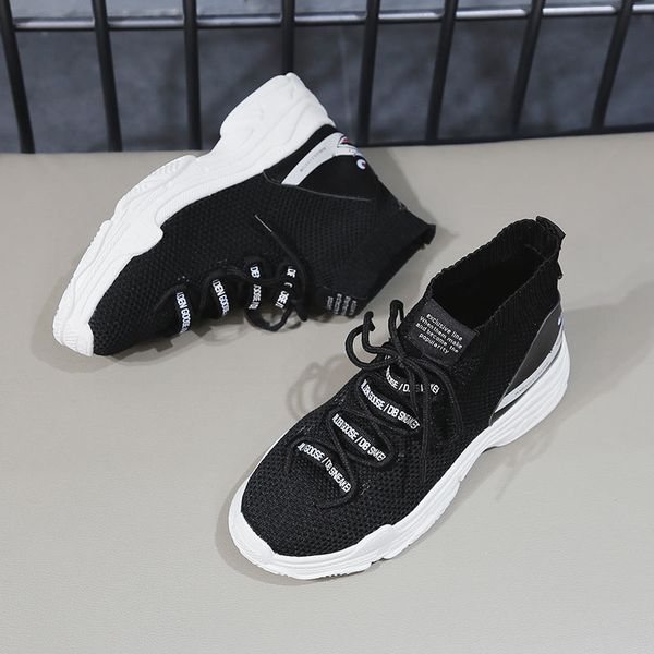 

baideng weaving sock sneakers man woman breathable comfortable chaussures sport homme femme walking running sports shoes new