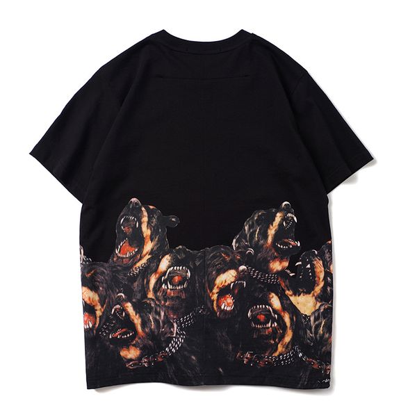 

gvc men luxury hound dog full 3d t shirts t-shirt hip hop skateboard parkour street cotton t-shirts tee drake, White;black