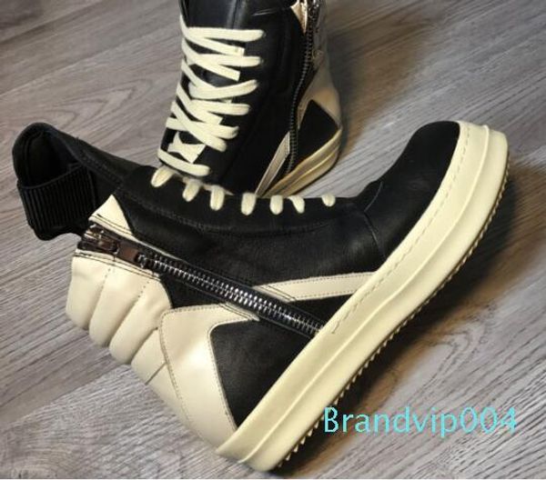 

boots god designer kanye brand high military sneakers luxury army boots men and women fashion shoes martin boots new good quality, Black