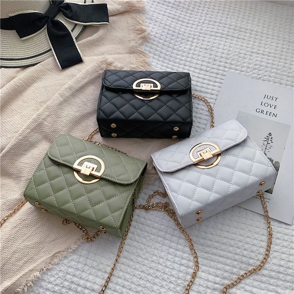 

lingge south korean women's bag girl's one shoulder straddle fashion versatile small satchel fragrant small shoulder bag ne