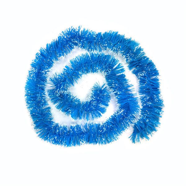 

2pc christmas white ribbon christmas party xmas tree ornaments 2m tinsel hanging decorations 5 colors for home decoration june27