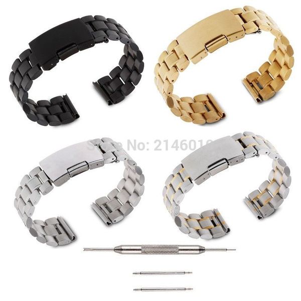 

20mm new stainless steel watch band strap for samsung galaxy gear s2 classic sm-r732/gear sport/2nd 42mm, Black;brown