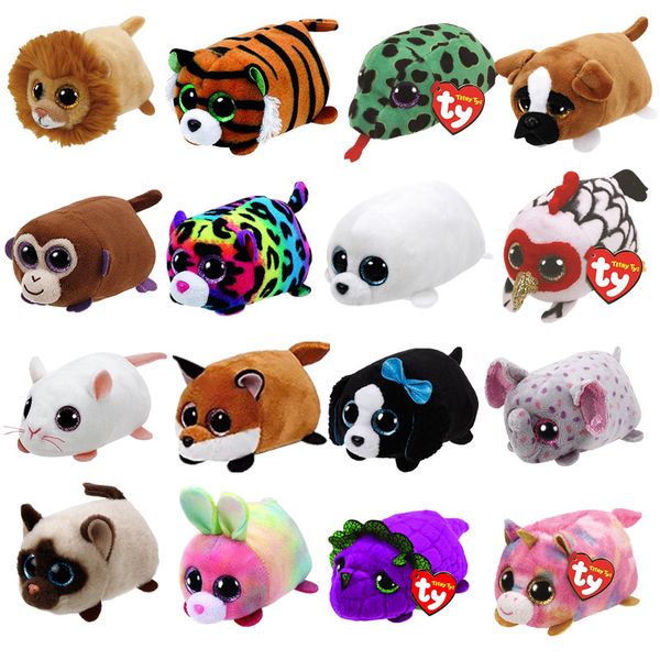

Cute ty beanie boo teeny toy plu h icy the eal 9cm ty beanie boo big eye plu h toy doll purple panda kid toy