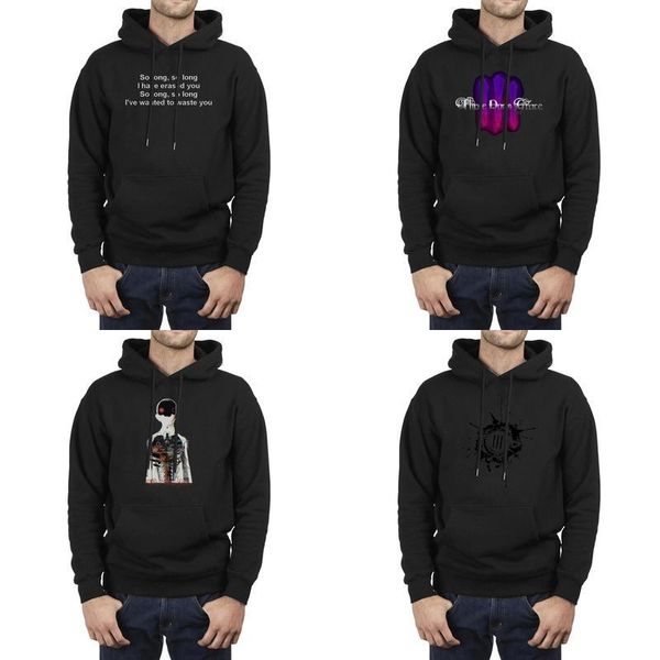 

мђжин дизайн пеа three days grace еѬнй ли оловка пѬоладнй дела winter hoodie, Black